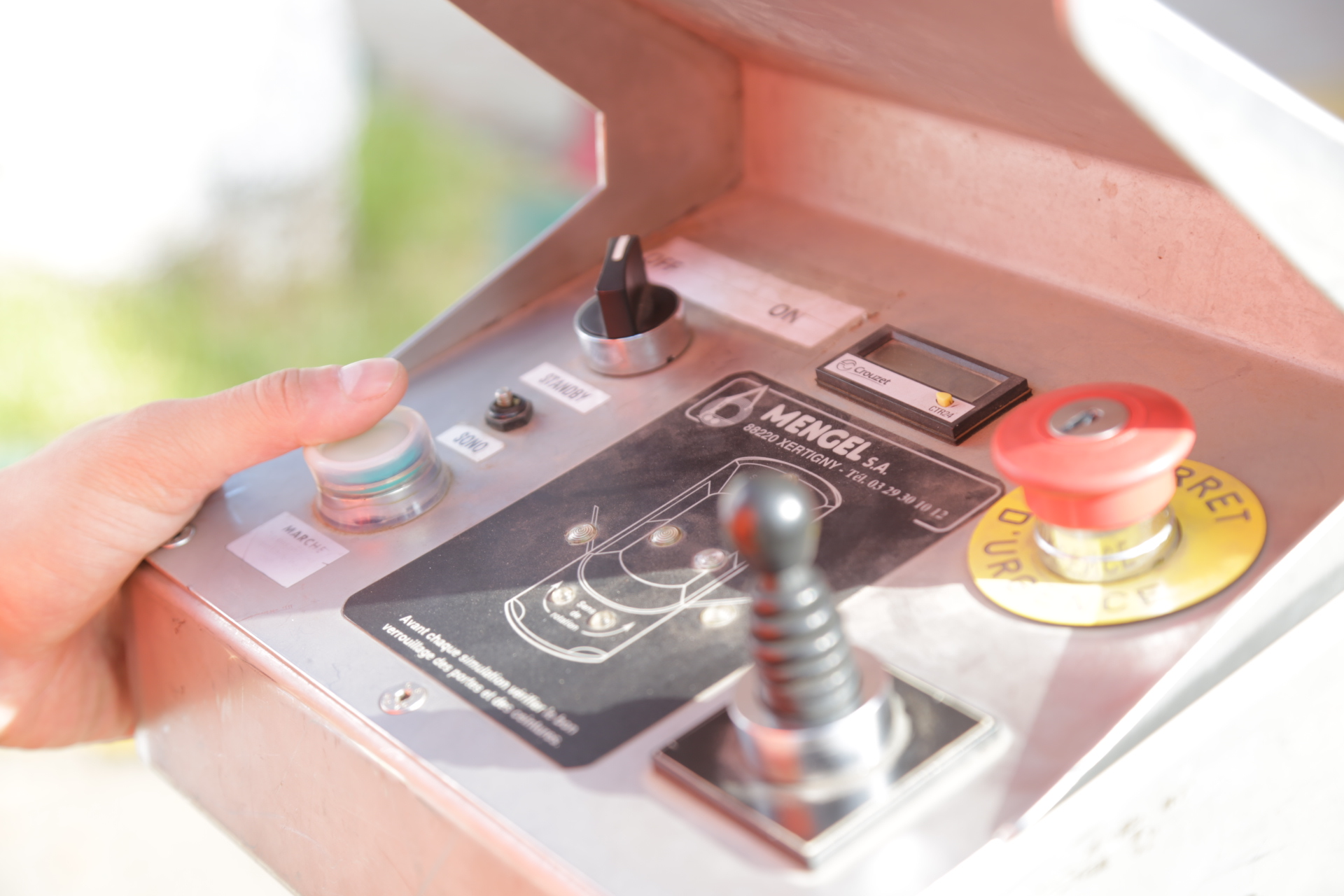 Simulateur de Tonneau en action